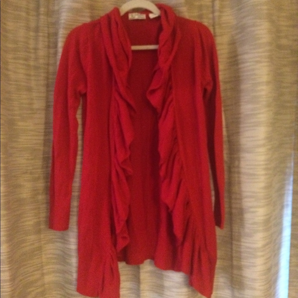 Gorgeous Red Cardigan Sweater